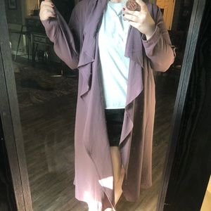 Mauve Trench Coat